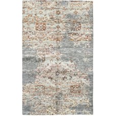 Gracie Oaks One-of-a-Kind Newtownabbey Hand-Knotted Wool Gray/Brown Indoor Area Rug GRCS6912